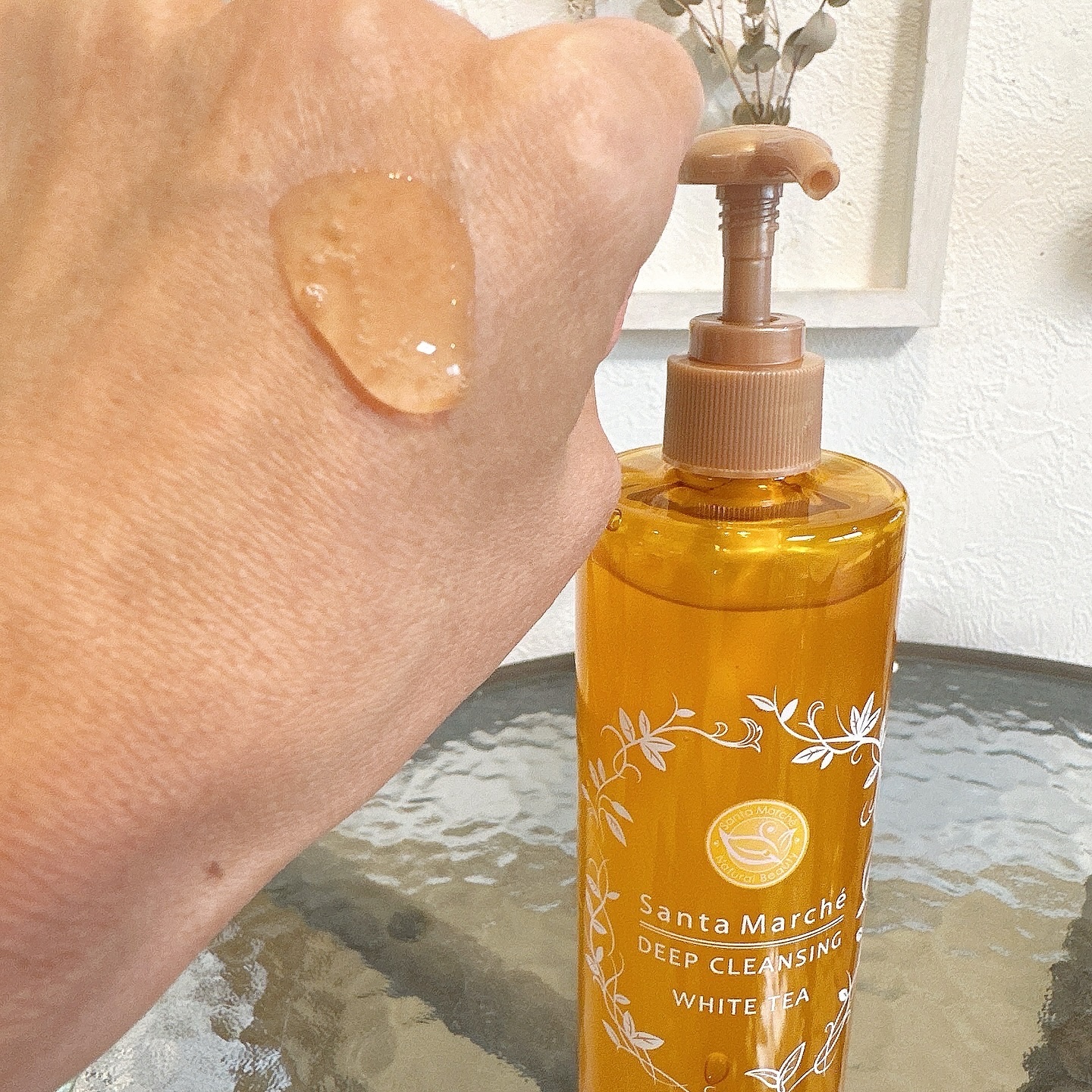 ディープクレンジング 和紅茶/サンタマルシェ/クレンジングジェルを使ったクチコミ（2枚目）