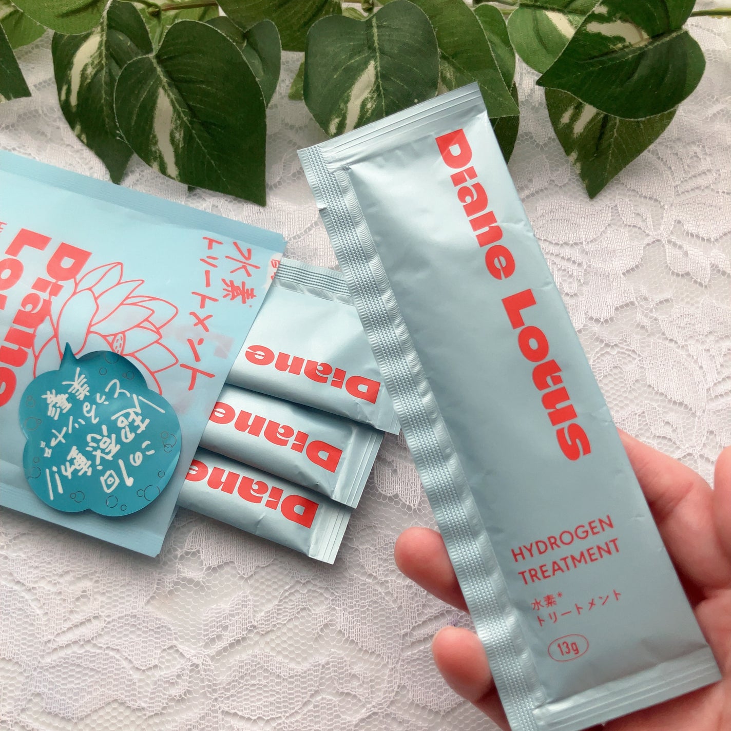 ロータス 水素トリートメント ティー&シトラスの香り/ダイアン/洗い流すヘアトリートメントを使ったクチコミ(2枚目)