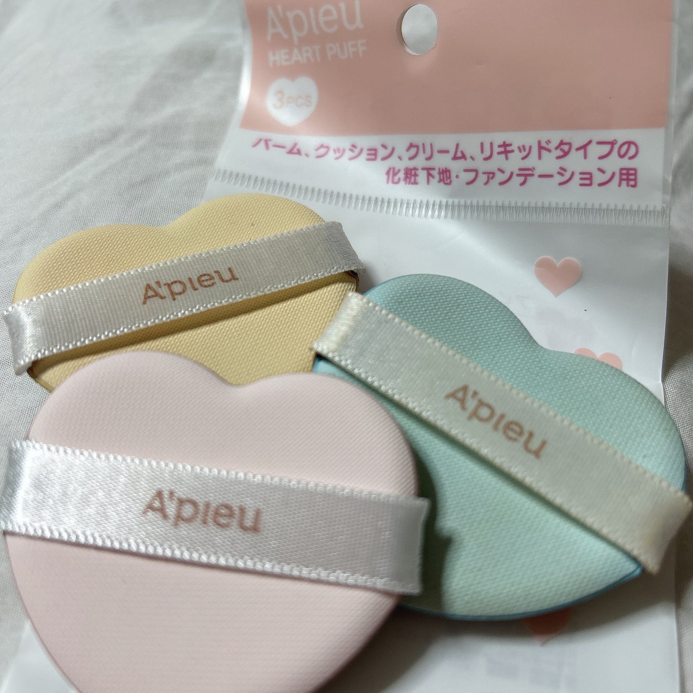 ハートパフ/A’pieu/パフ・スポンジを使ったクチコミ(1枚目)
