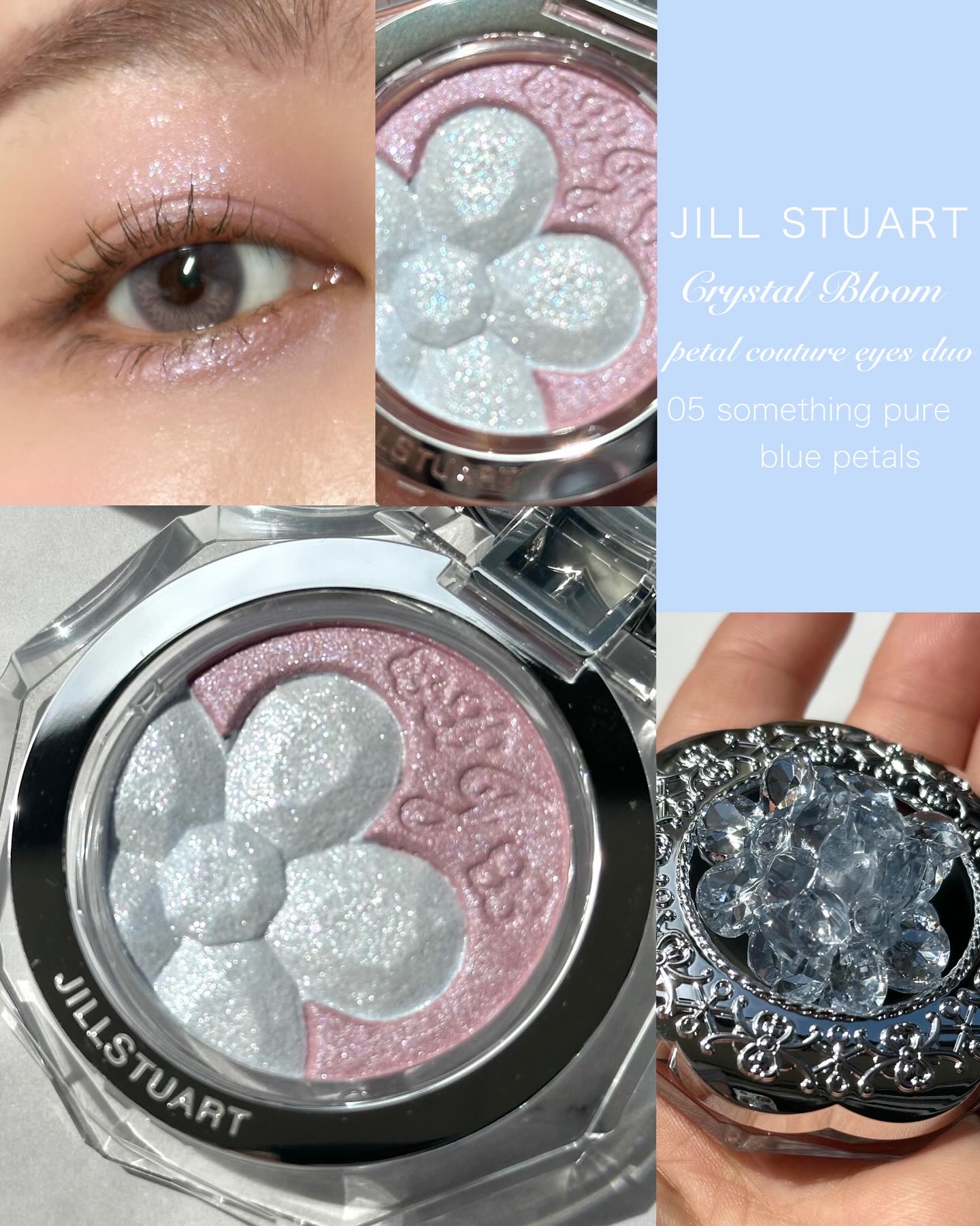ジルスチュアート クリスタルブルーム ペタルクチュールアイズ デュオ/JILL STUART/アイシャドウパレットを使ったクチコミ（1枚目）