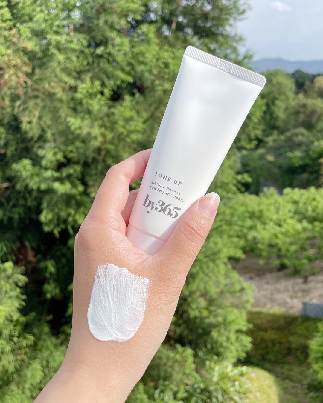 by365 パウダリーUVクリーム トーンアップ/ナリスアップ/日焼け止め・UVケアを使ったクチコミ（2枚目）