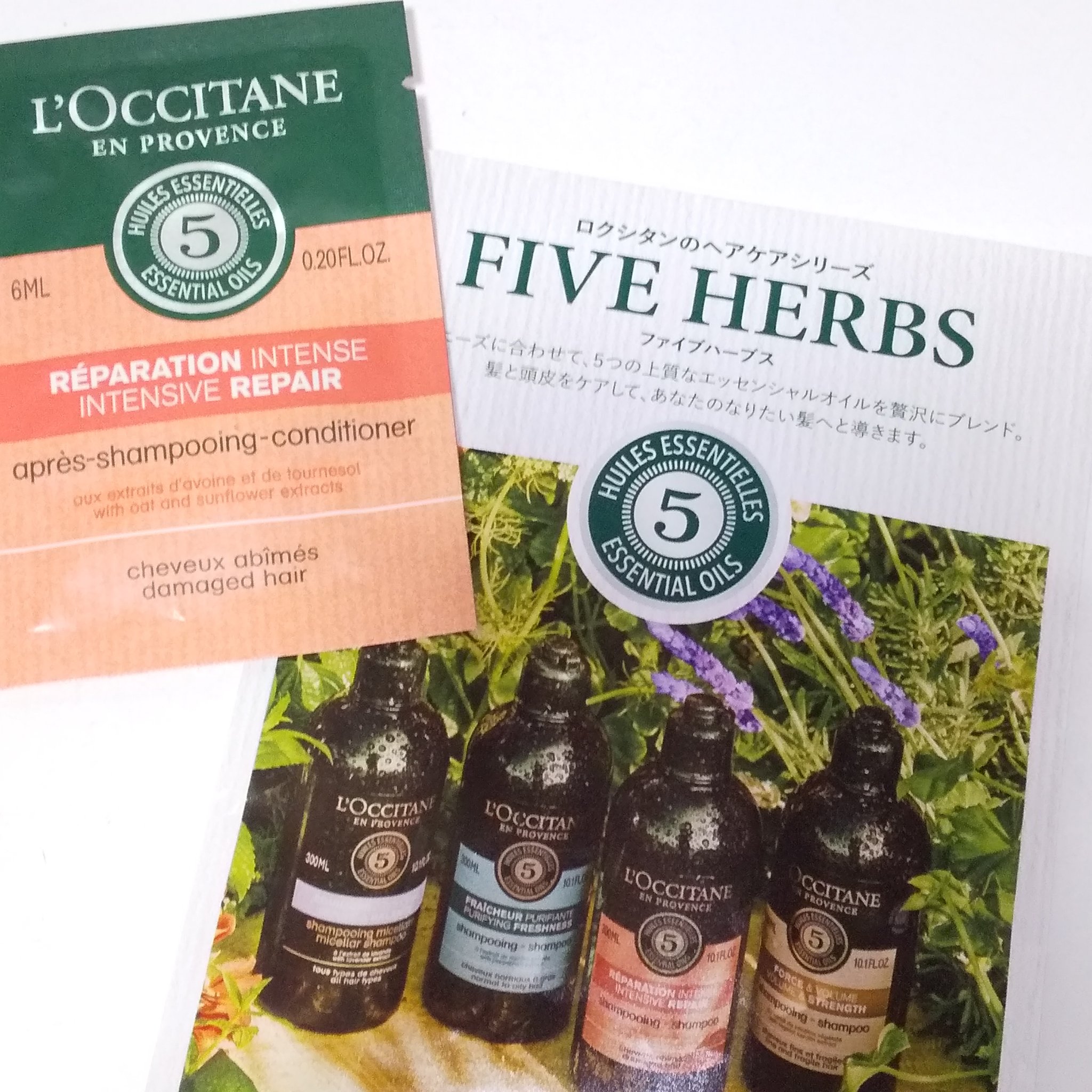 ファイブハーブスリペアリングシャンプー／コンディショナー/L'OCCITANE/シャンプー・コンディショナーを使ったクチコミ（1枚目）