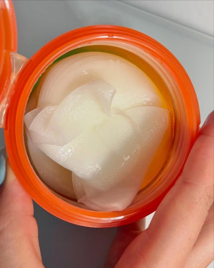 カロテンIPMP(TM) ブレミッシュカーミングセラムパッド/APRILSKIN/トナーパッドを使ったクチコミ(7枚目)