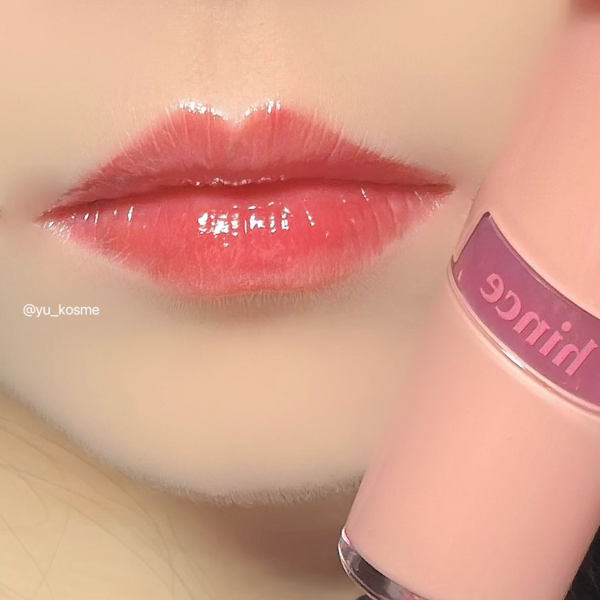 ロウグロウジェルティント/hince/リップティントを使ったクチコミ(3枚目)