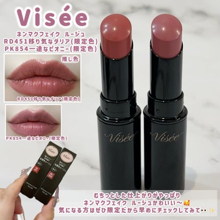 ネンマクフェイク ルージュ/Visée/口紅を使ったクチコミ(5枚目)