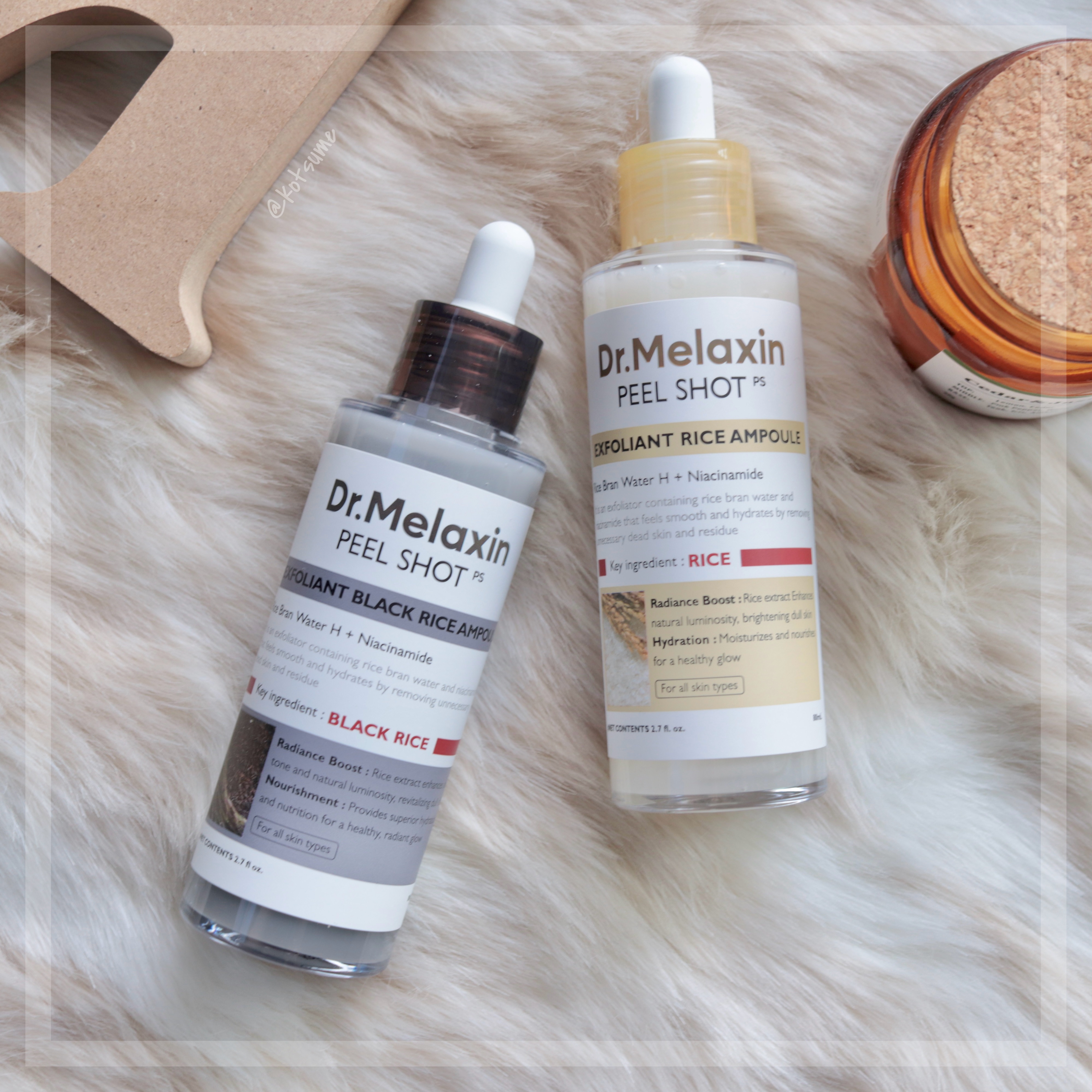 白米ピールショットゴマージュアンプル/Dr.Melaxin/美容液を使ったクチコミ（1枚目）