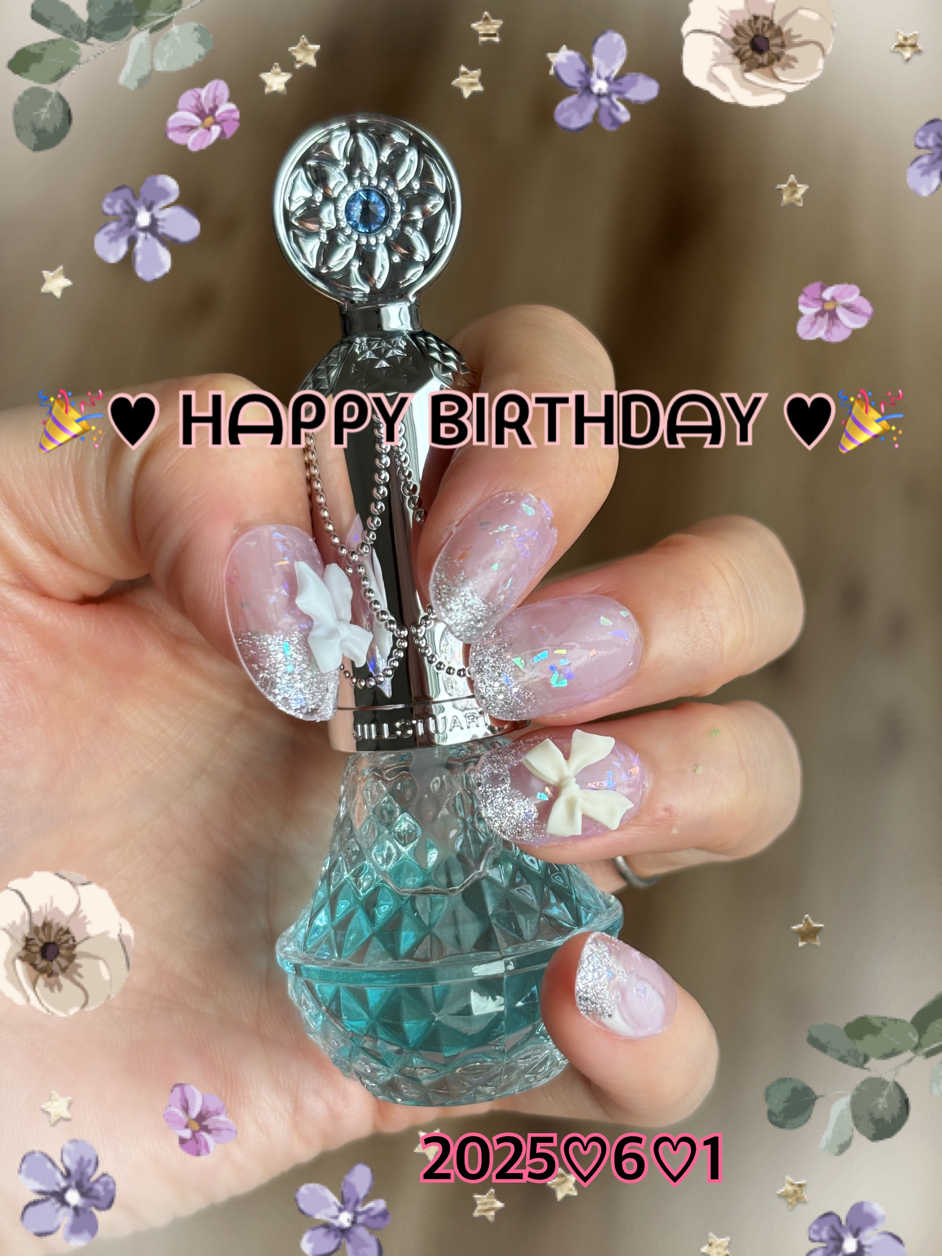 ジルスチュアート サムシングピュアブルー アロマティックフラワー ネイルオイル/JILL STUART/ネイルオイル・トリートメントを使ったクチコミ（1枚目）