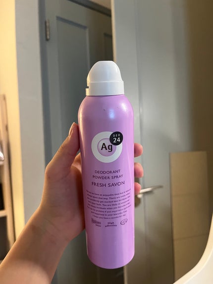 パウダースプレー(フレッシュサボン)/エージーデオ24/デオドラント・制汗剤を使ったクチコミ(1枚目)