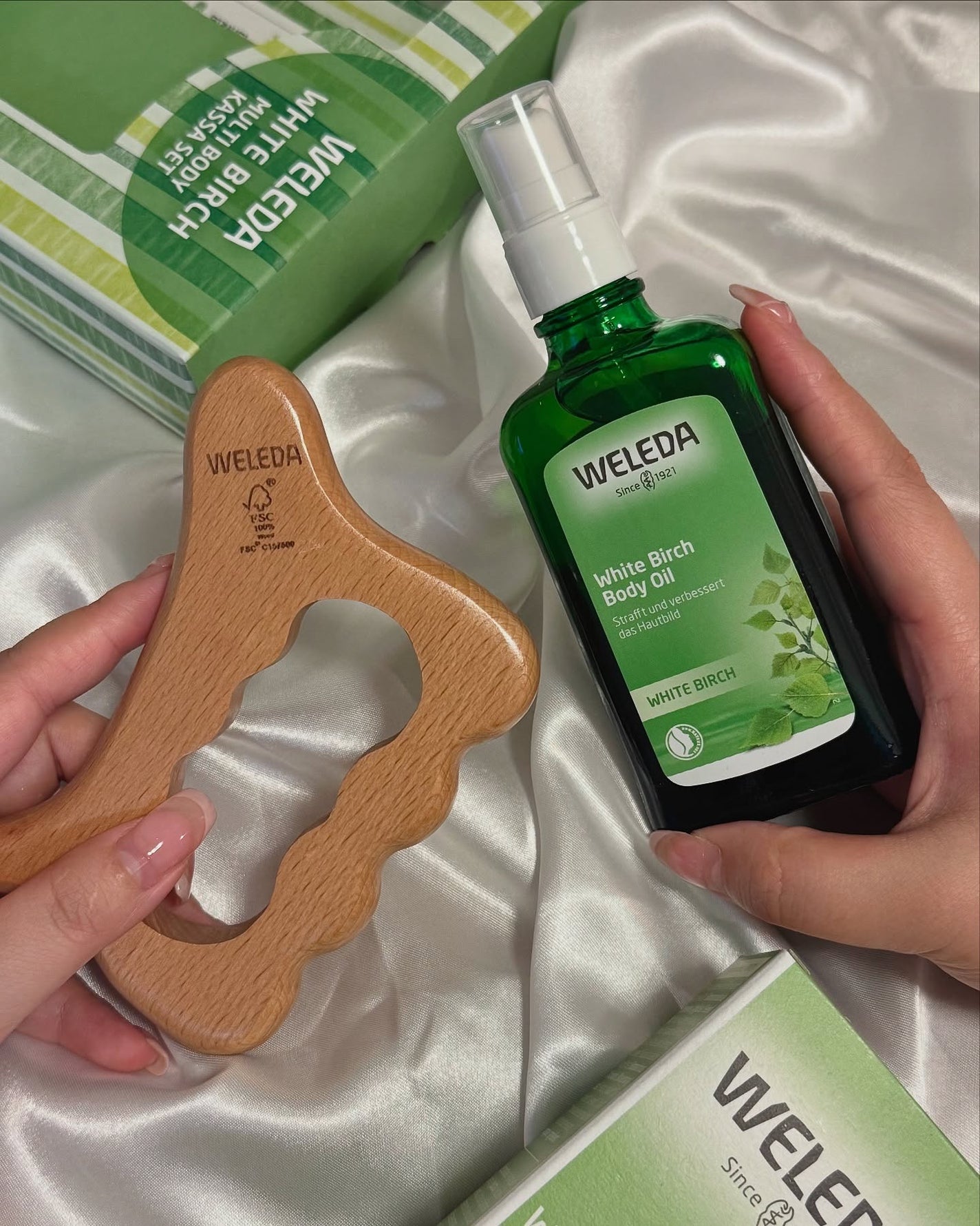 ホワイトバーチ ボディオイル/WELEDA/ボディオイルを使ったクチコミ(1枚目)