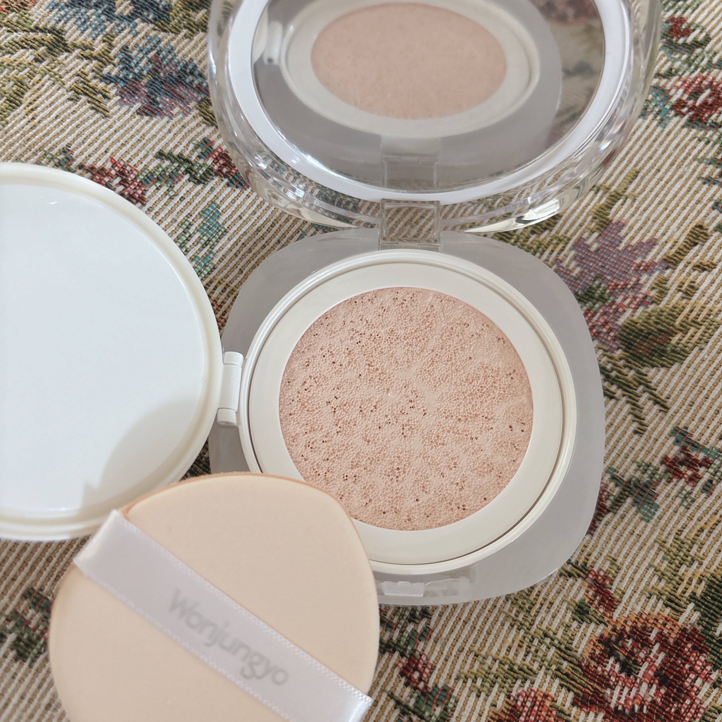 ウォンジョンヨ　トーンアップ　フィルタークッション/Wonjungyo/クッションファンデーションを使ったクチコミ（1枚目）