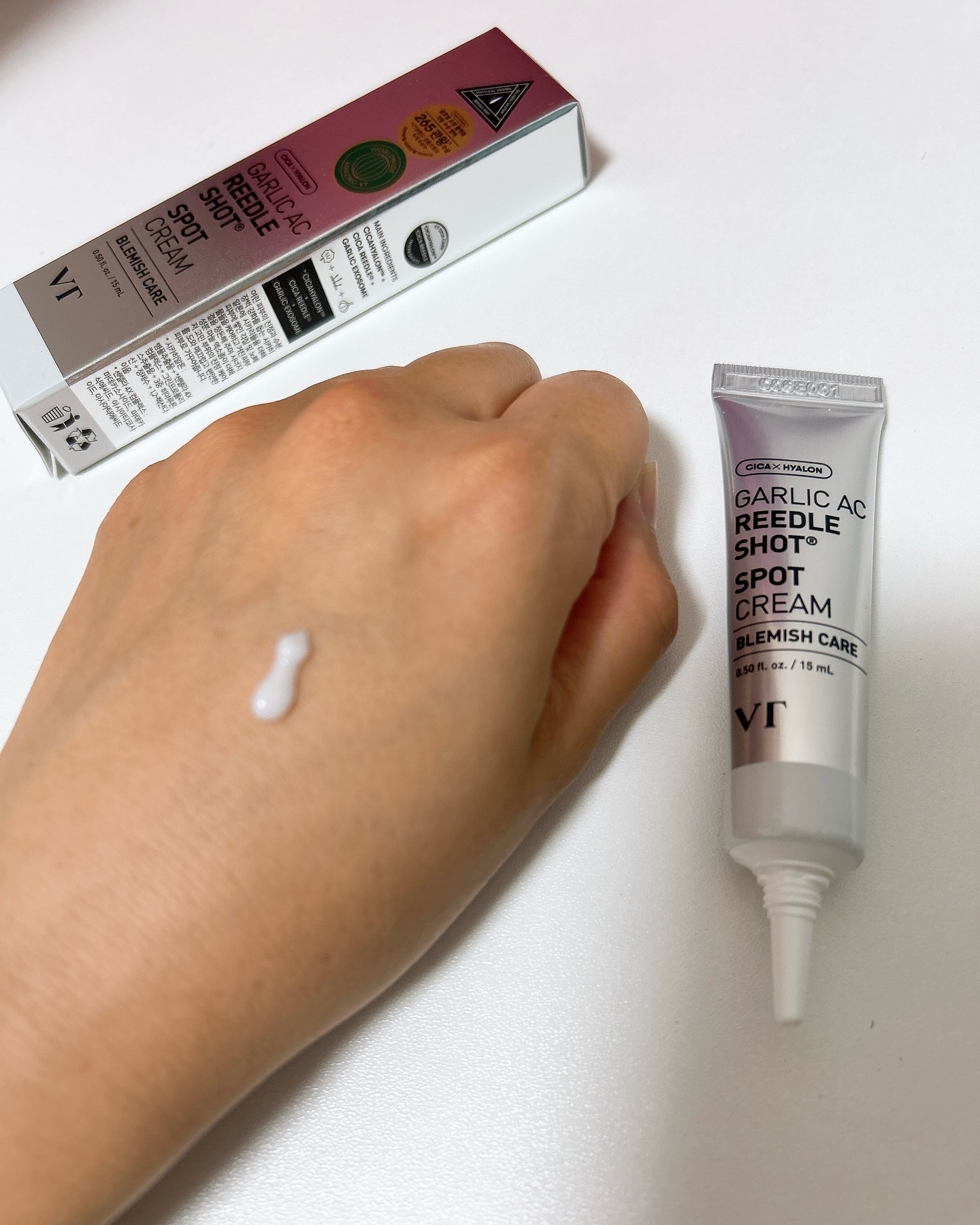 ガーリック リードルショット スポットクリーム/VT/フェイスクリームを使ったクチコミ（2枚目）