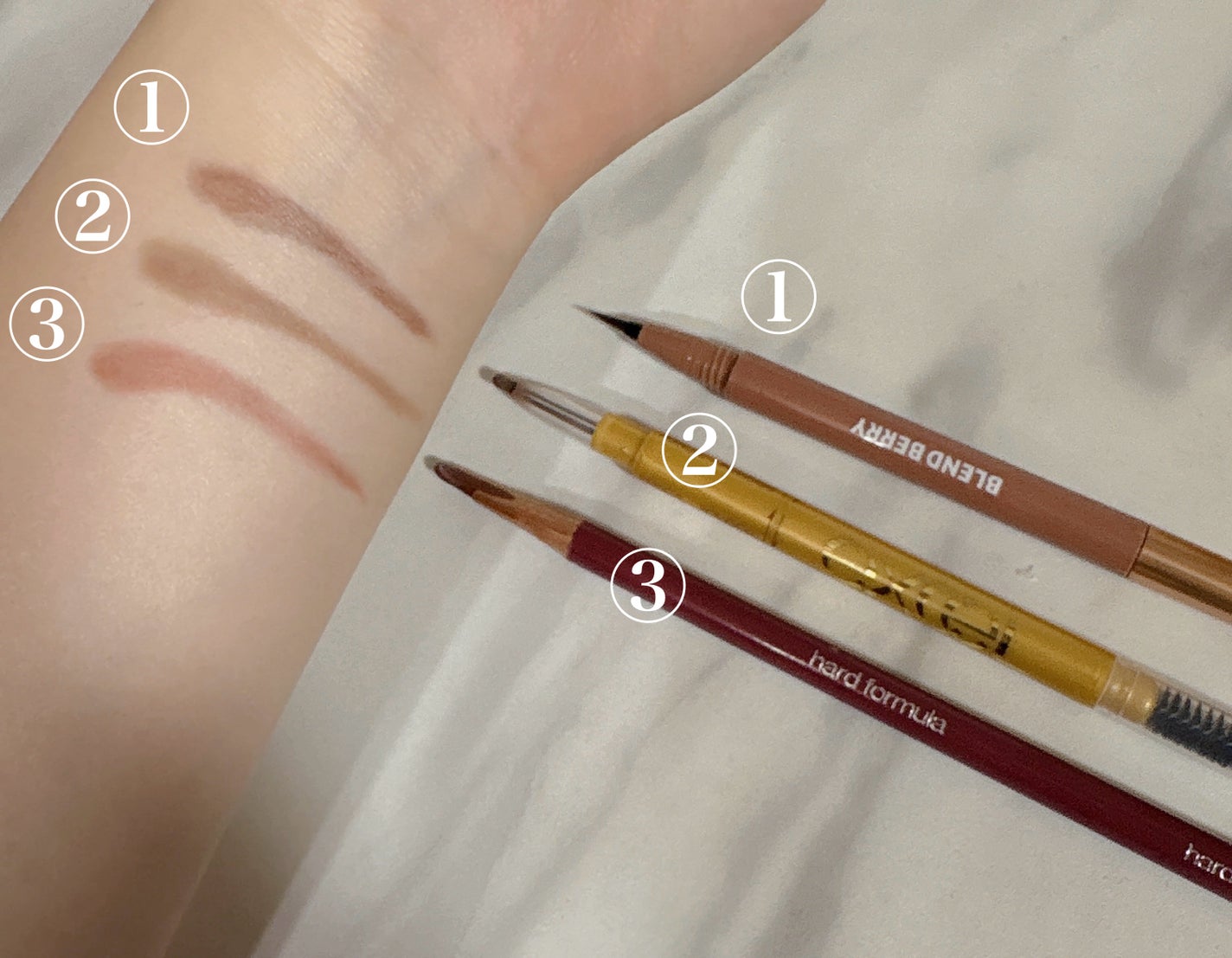 パウダー&ペンシル アイブロウEX/excel/アイブロウペンシルを使ったクチコミ(4枚目)