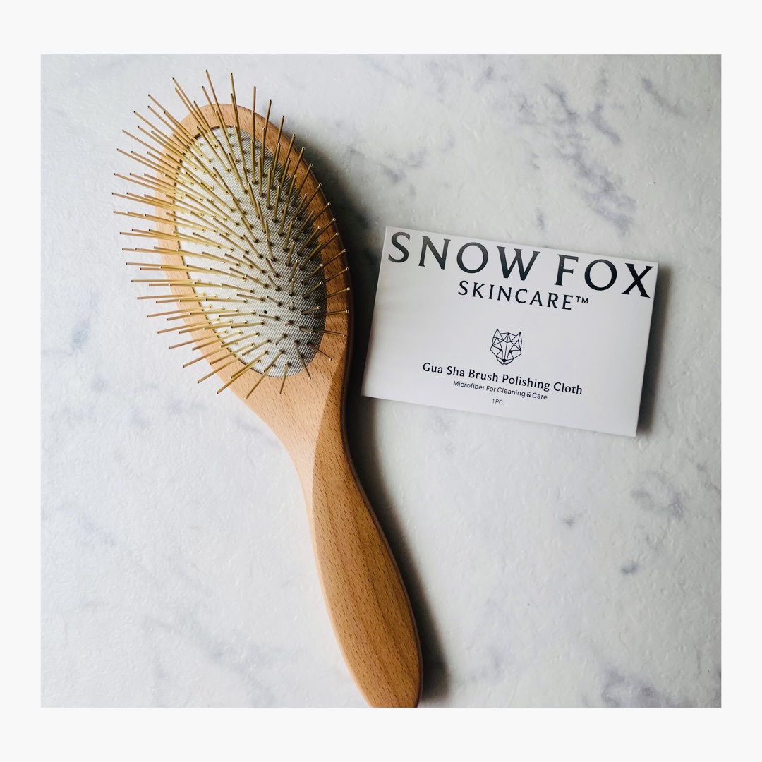 プレミアム FOXカッサ ウッド ヘアブラシ/SNOW FOX SKINCARE/メイクブラシを使ったクチコミ（1枚目）