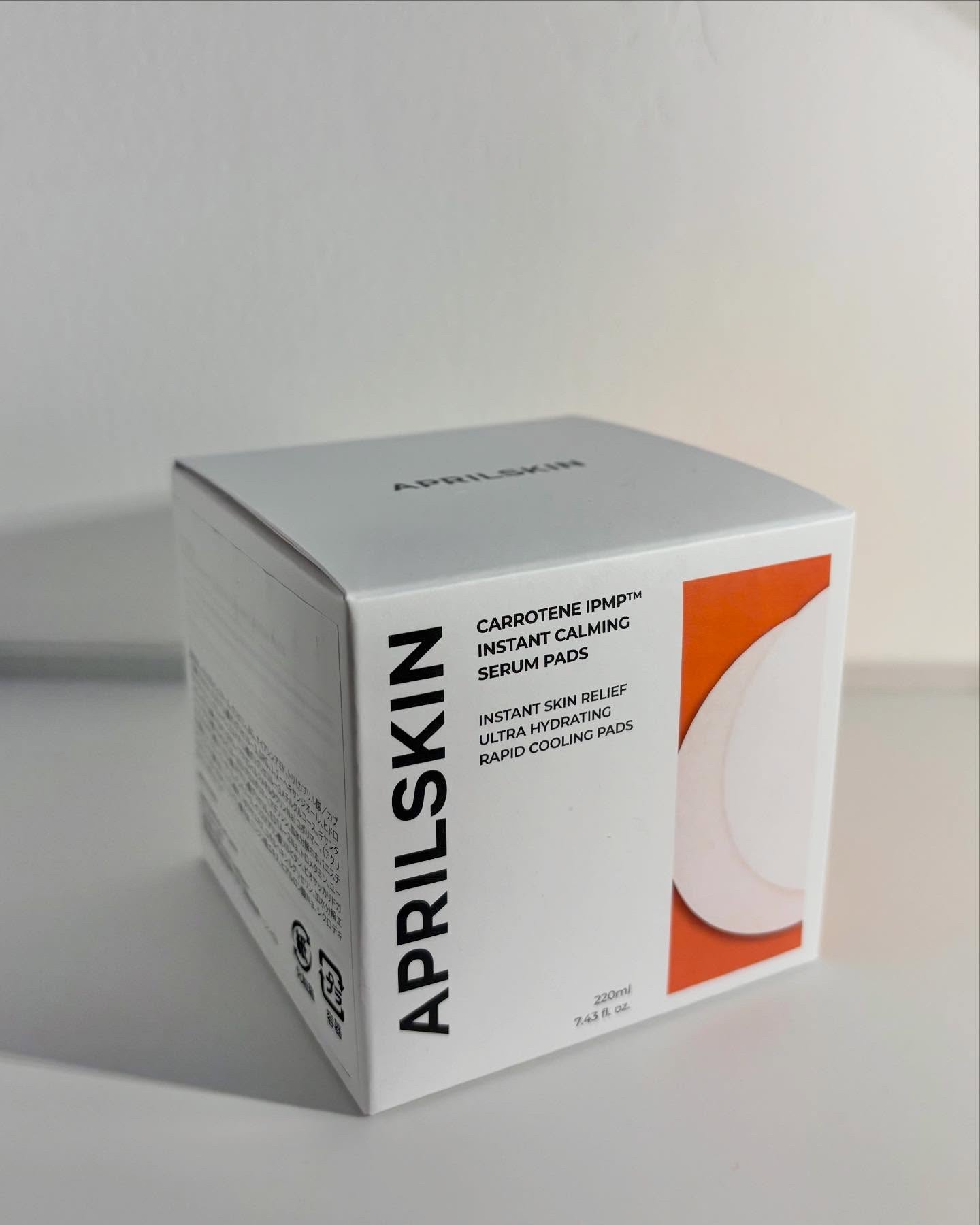 カロテンIPMP(TM) ブレミッシュカーミングセラムパッド/APRILSKIN/トナーパッドを使ったクチコミ（2枚目）