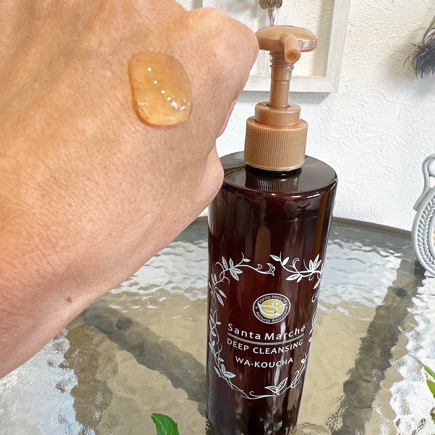 ディープクレンジング 和紅茶/サンタマルシェ/クレンジングジェルを使ったクチコミ（3枚目）