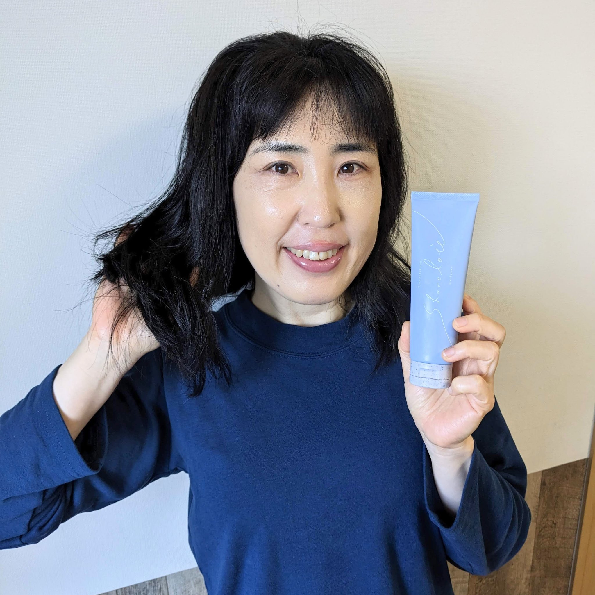 シェアロユー ヘッドスクラブ クール ミント＆グリーンの香り/shareloù/ヘッドスクラブを使ったクチコミ（1枚目）