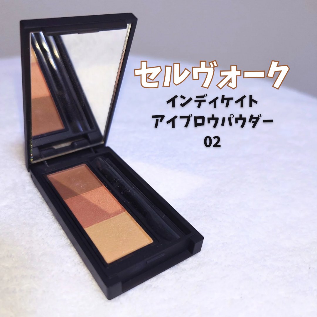 セルヴォーク インディケイトアイブロウパウダー/Celvoke/パウダーアイブロウを使ったクチコミ（1枚目）