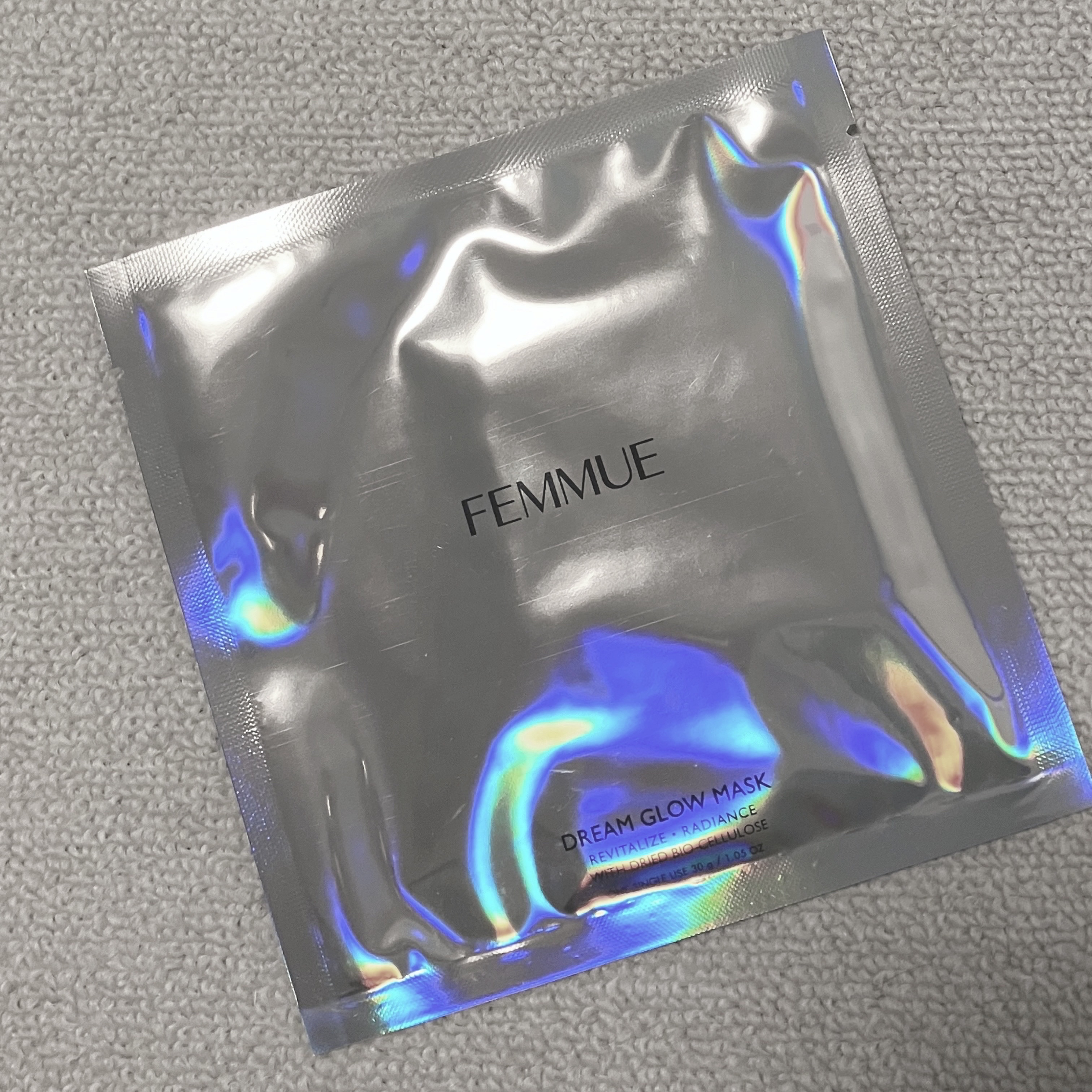 ドリームグロウマスク RR(透明感・キメ) 32ml×6枚入/FEMMUE/シートマスク・パックを使ったクチコミ（1枚目）