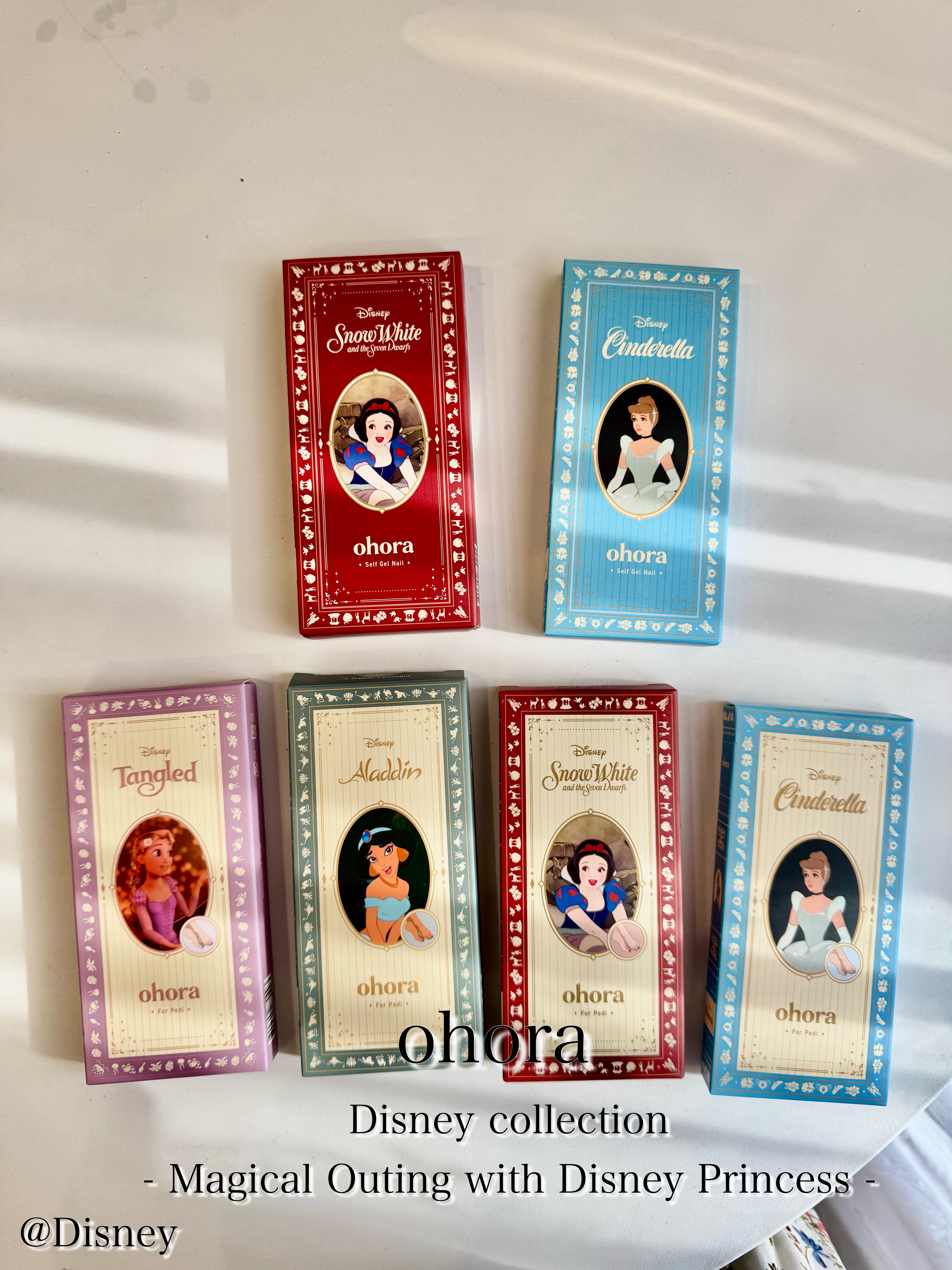 ハンド＆ペディキュアセット Disney collection/ohora/ネイルシールを使ったクチコミ（2枚目）