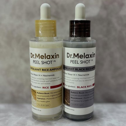 白米ピールショットゴマージュアンプル/Dr.Melaxin/美容液を使ったクチコミ(4枚目)