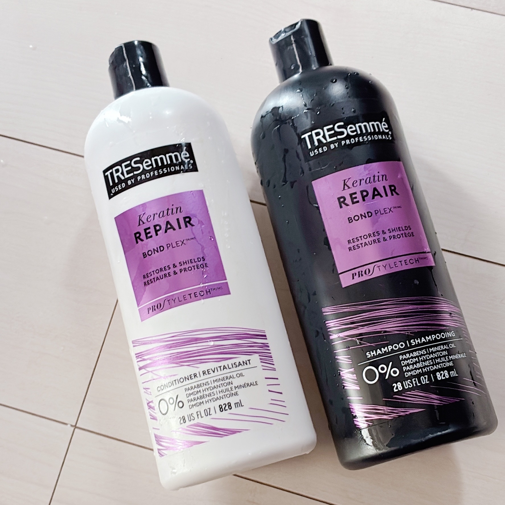 ケラチンリペアシャンプー・トリートメント/TRESemme/シャンプー・コンディショナーを使ったクチコミ（1枚目）