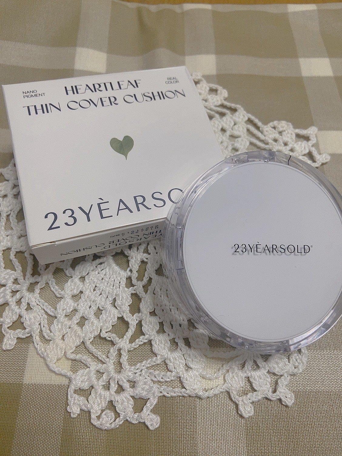 ハートリーフシーンカバークッション/23years old/クッションファンデーションを使ったクチコミ(1枚目)