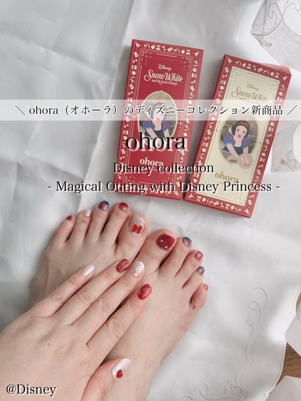 ハンド&ペディキュアセット Disney collection/ohora/ネイルシールを使ったクチコミ(1枚目)