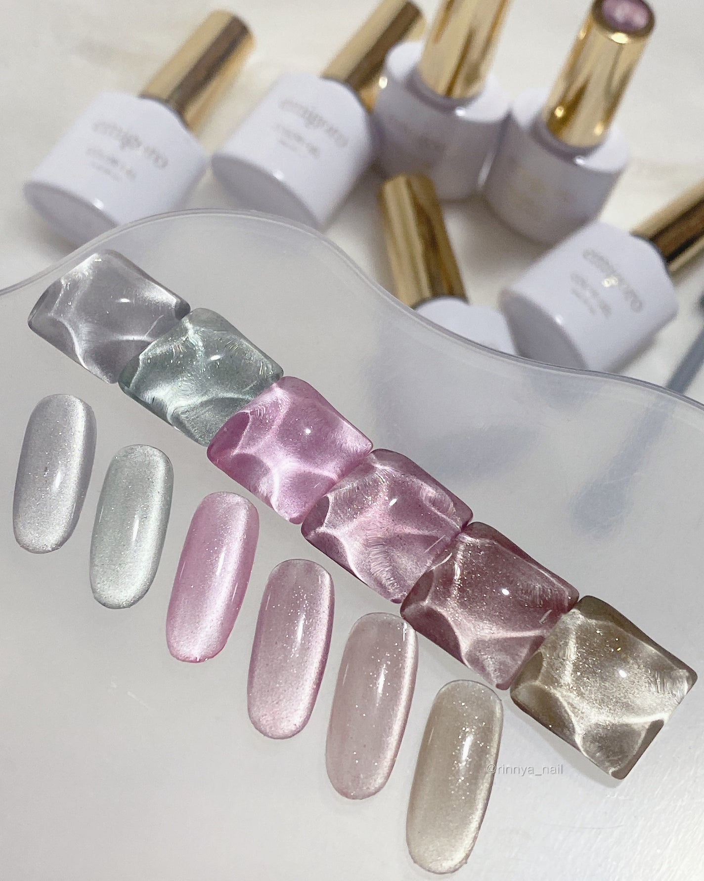 マグネットジェル/emigoro/ジェルネイルを使ったクチコミ(9枚目)