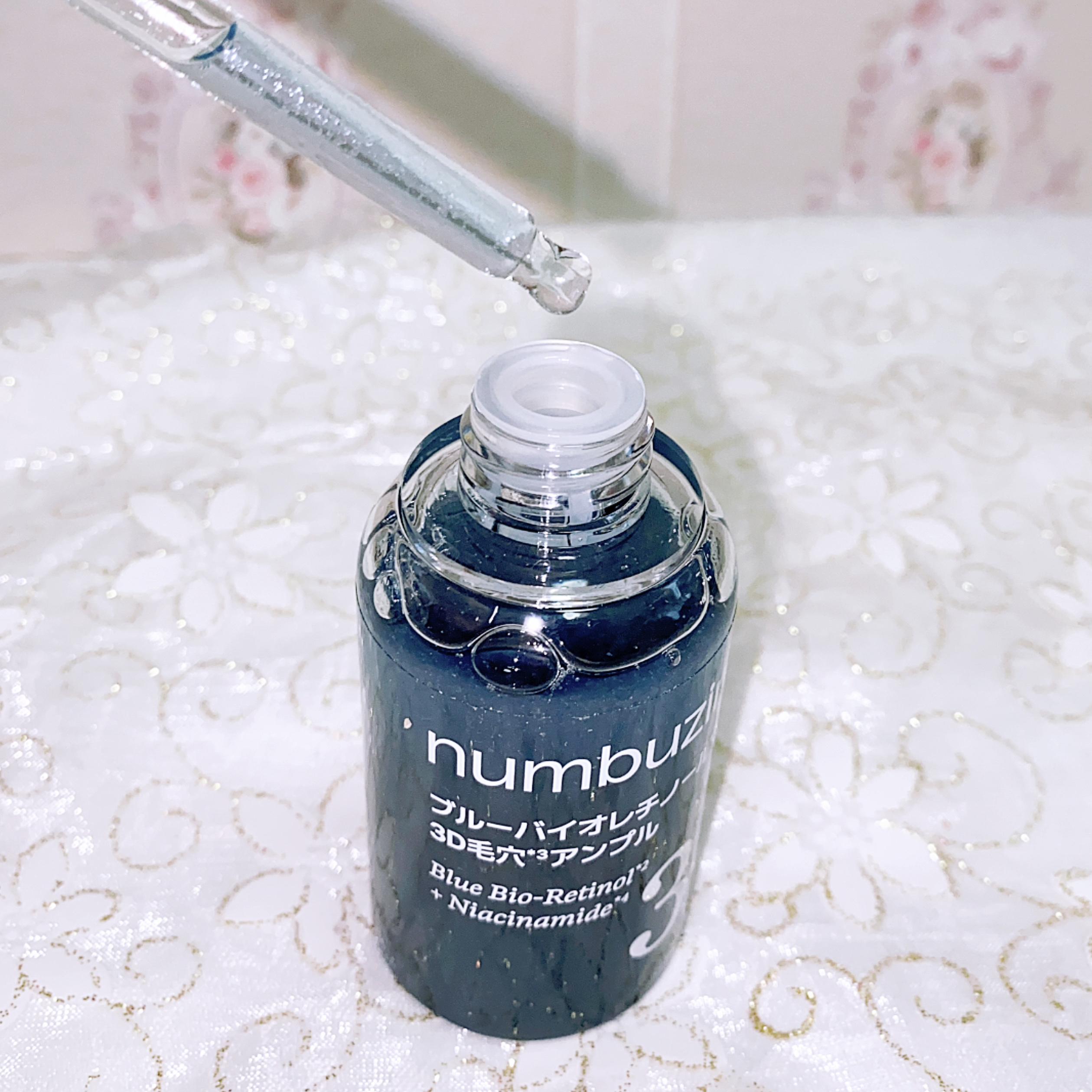 3番 ブルーバイオレチノール3D毛穴アンプル/numbuzin/美容液を使ったクチコミ（3枚目）