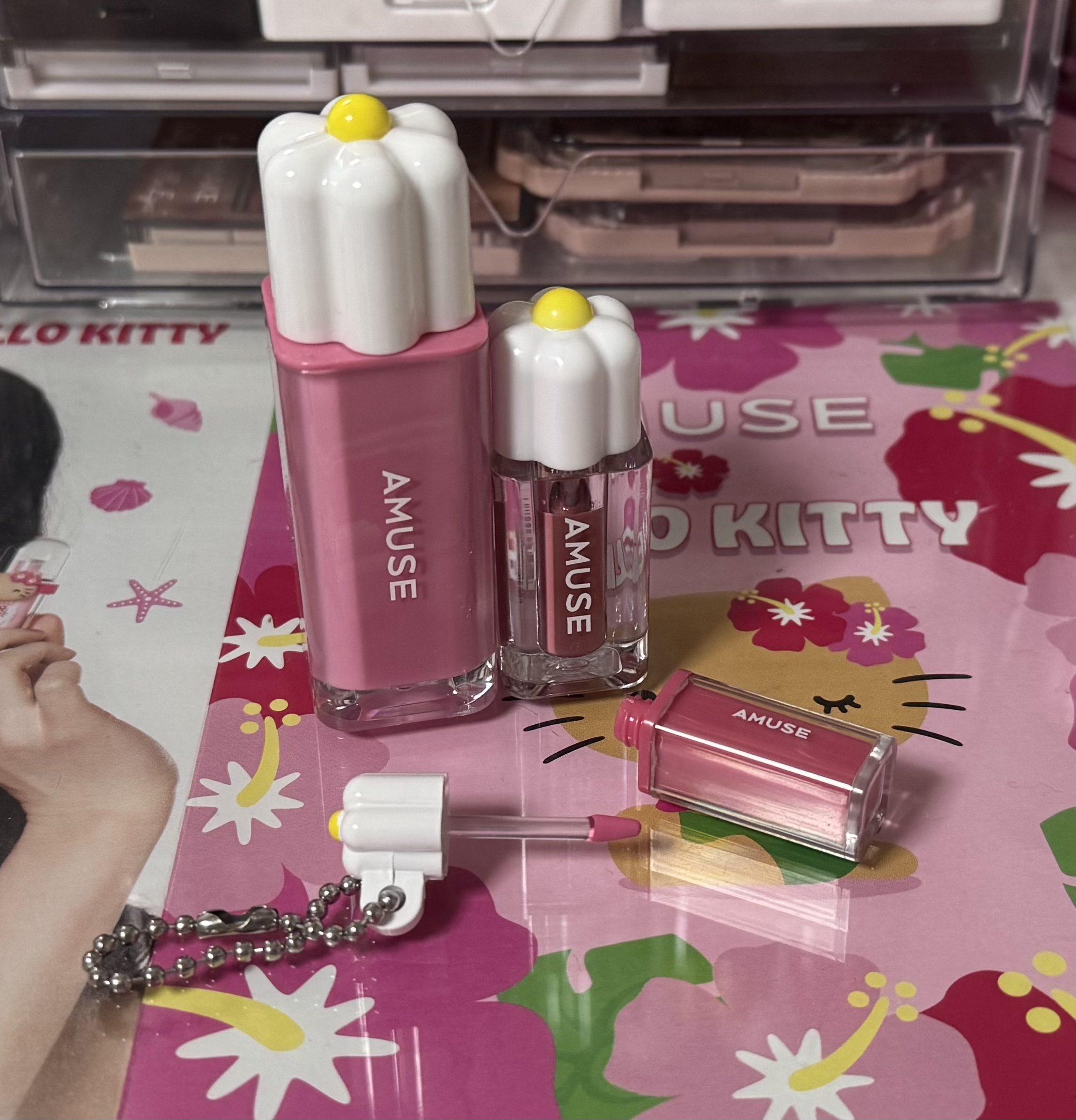 デューティント 09 モーヴグレープ（ミニ）/AMUSE/リップティントを使ったクチコミ（2枚目）