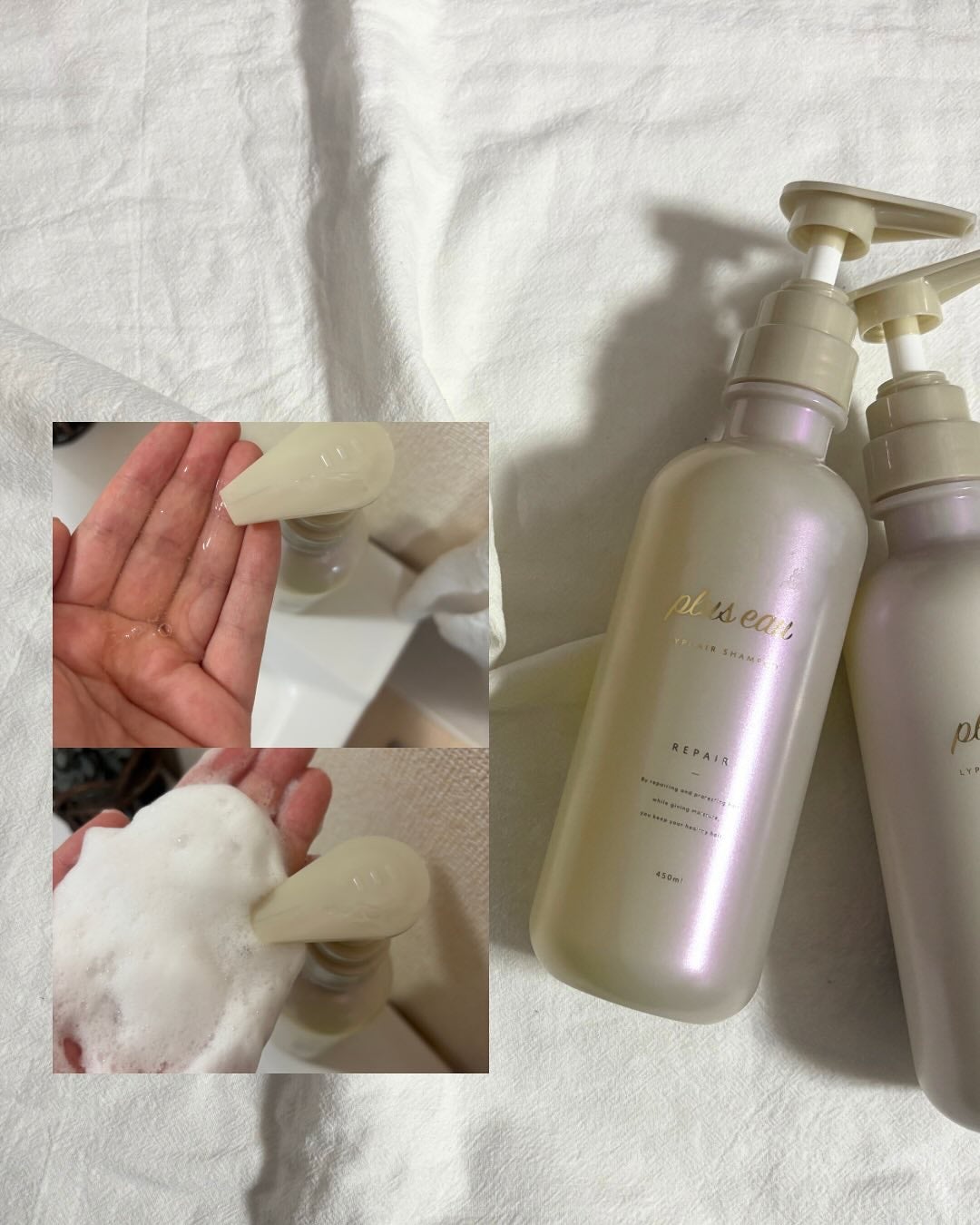 リポアシャンプー/リポアトリートメント/plus eau/市販シャンプーを使ったクチコミ(3枚目)