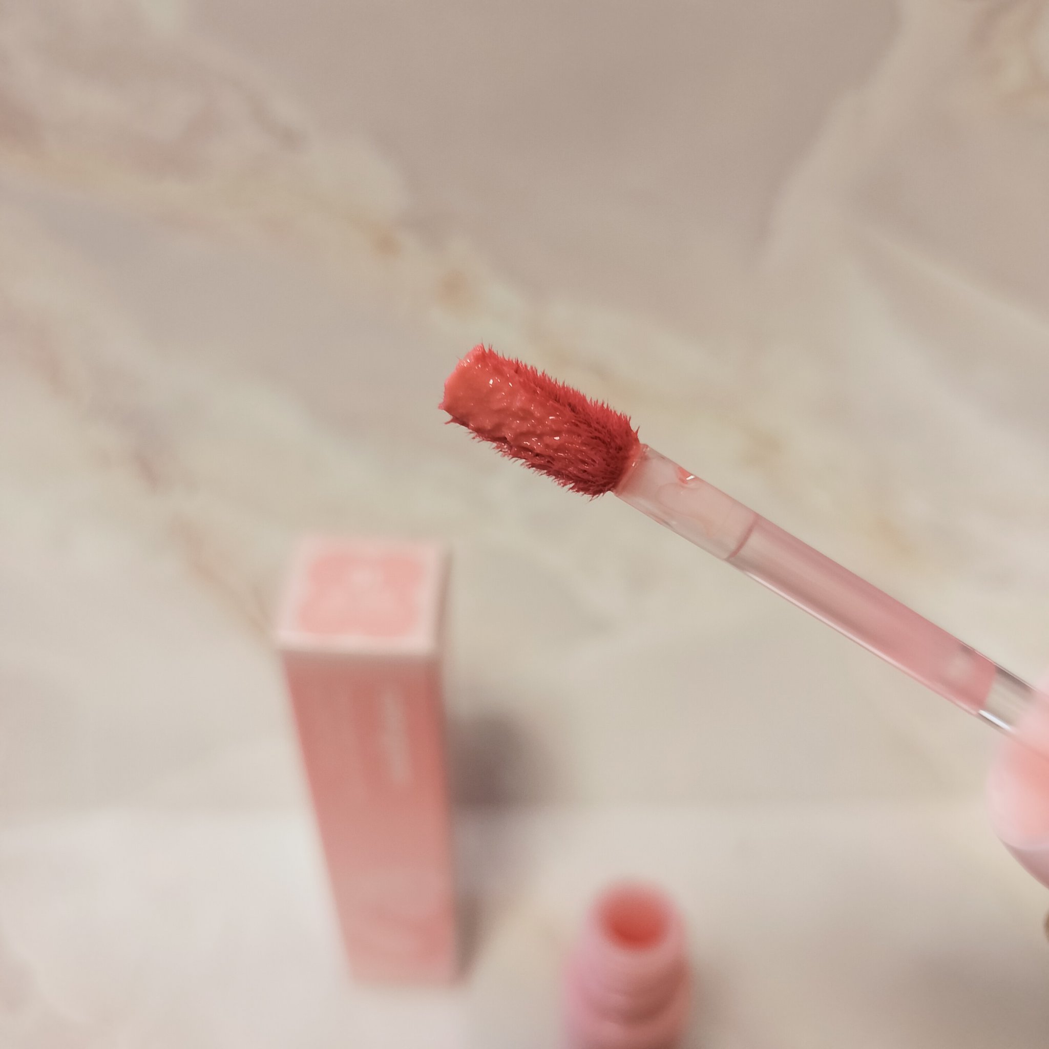 カラーグラム タンフルグラスティントミルク/Colorgram/リップティントを使ったクチコミ（3枚目）