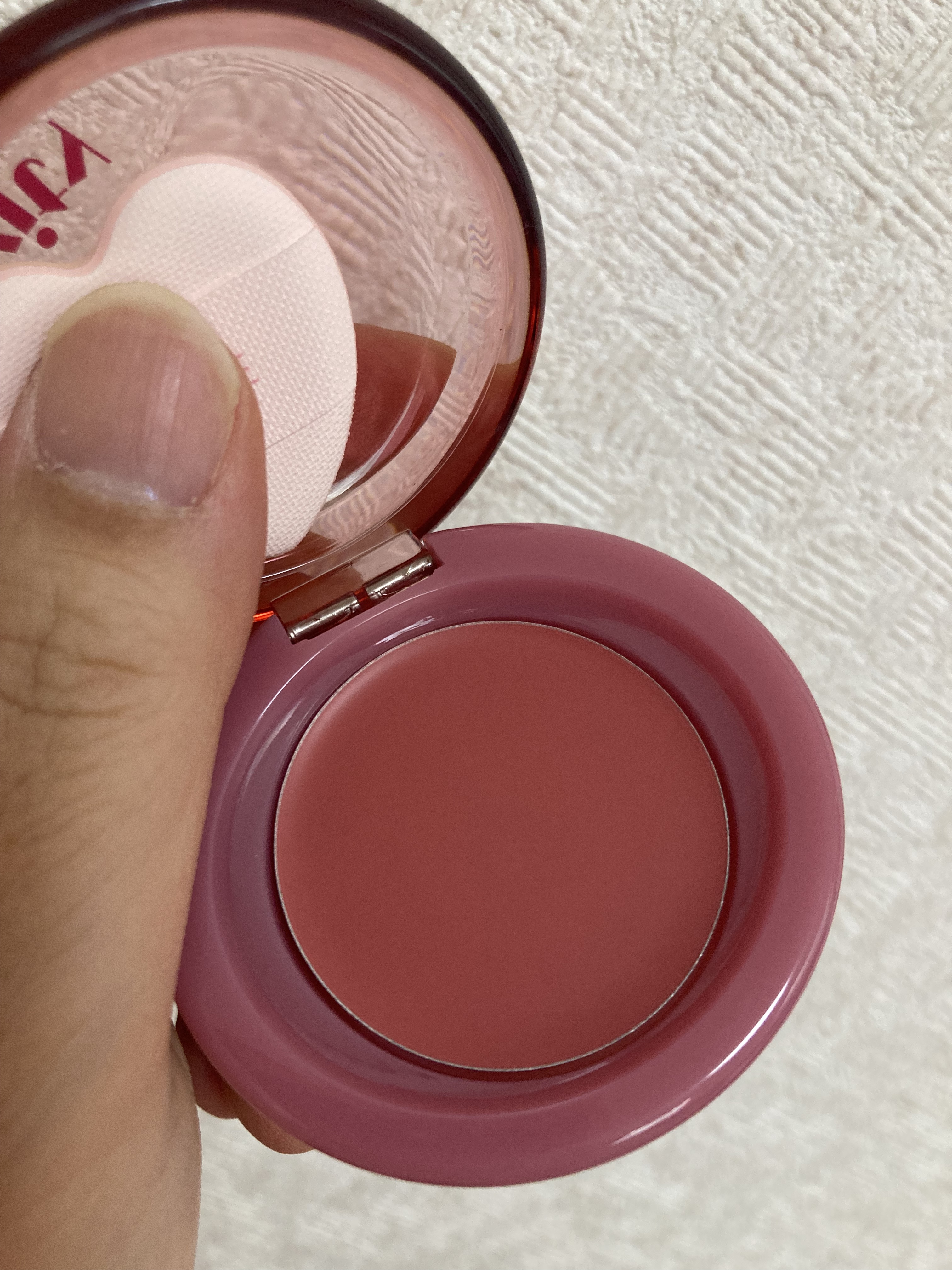 フルーティーリップ＆チークバーム スモモ/ETUDE/ジェル・クリームチークを使ったクチコミ（1枚目）