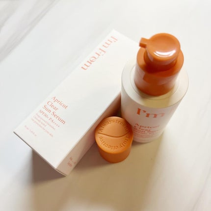 アプリコットクリアサンセラム/I'm from/日焼け止めローションを使ったクチコミ(3枚目)