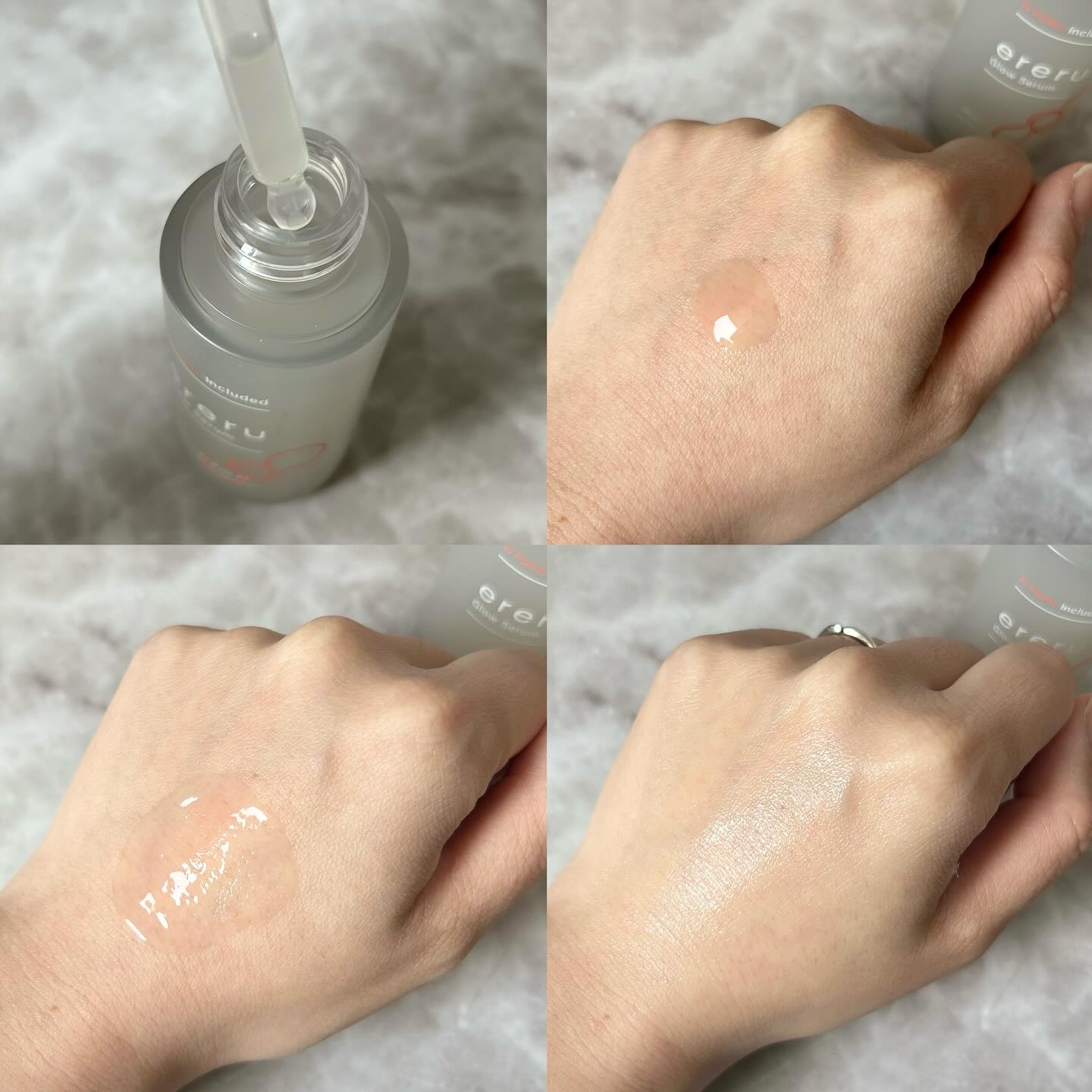 グロウセラム/ereru/美容液を使ったクチコミ（2枚目）