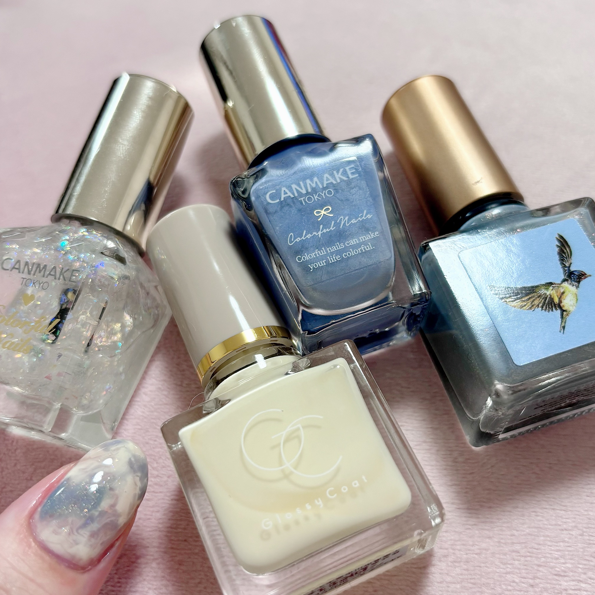 グロッシーコート/スキューズミー/オールインワンネイルを使ったクチコミ（2枚目）