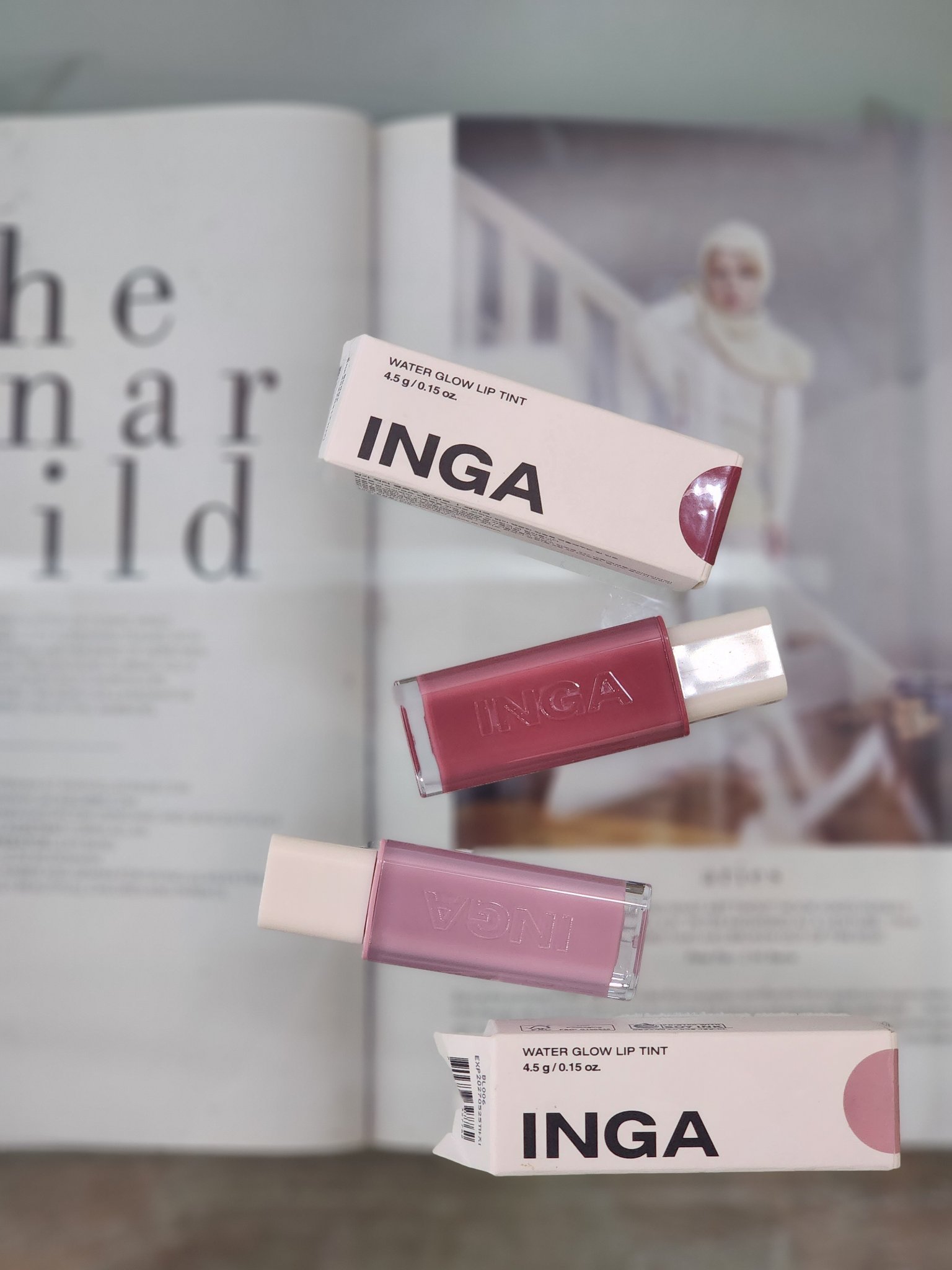 ウォーターグローリップティント/INGA/リップティントを使ったクチコミ（3枚目）