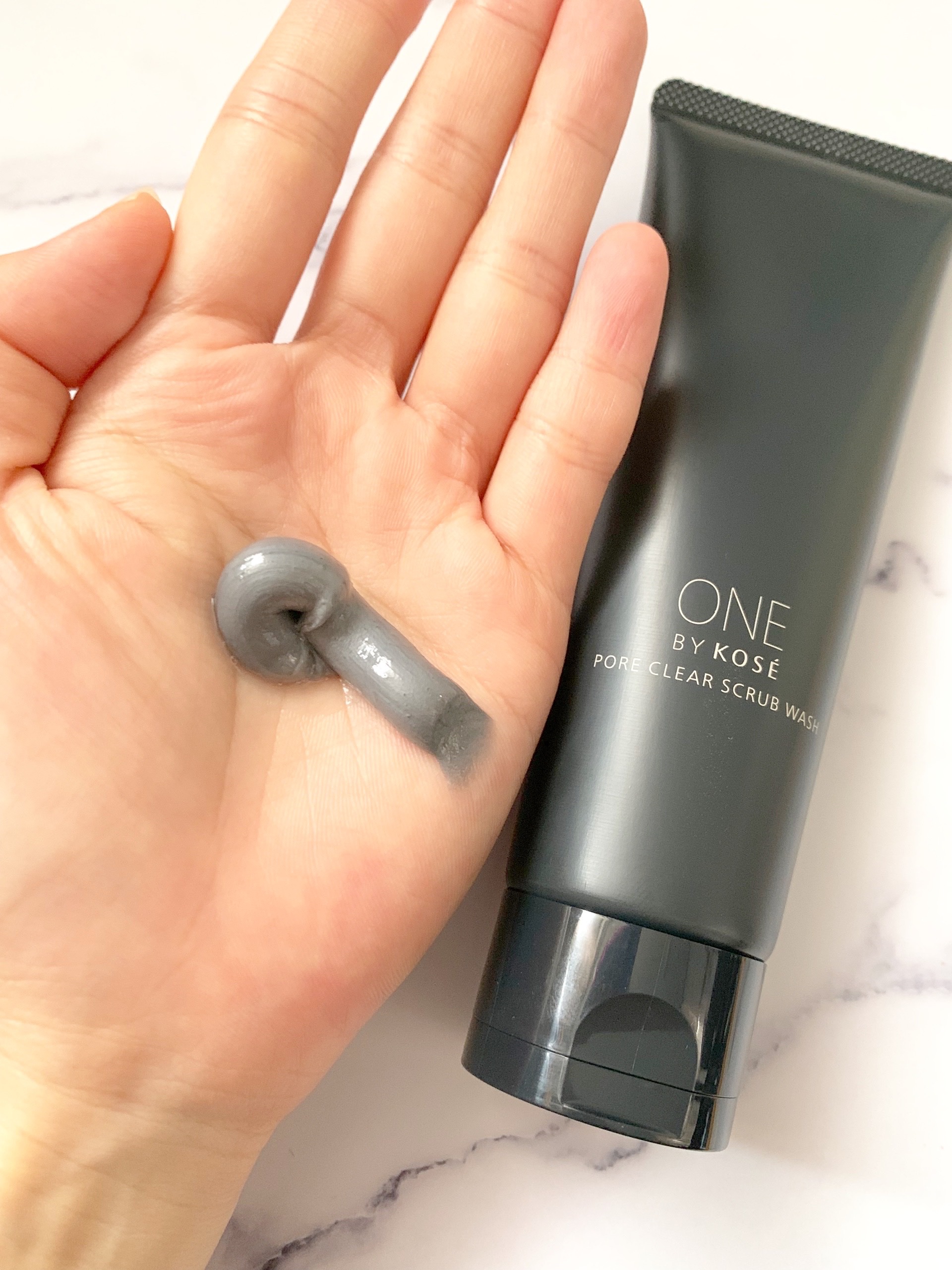 ポアクリア スクラブ ウォッシュ/ONE BY KOSE/洗顔フォームを使ったクチコミ（3枚目）