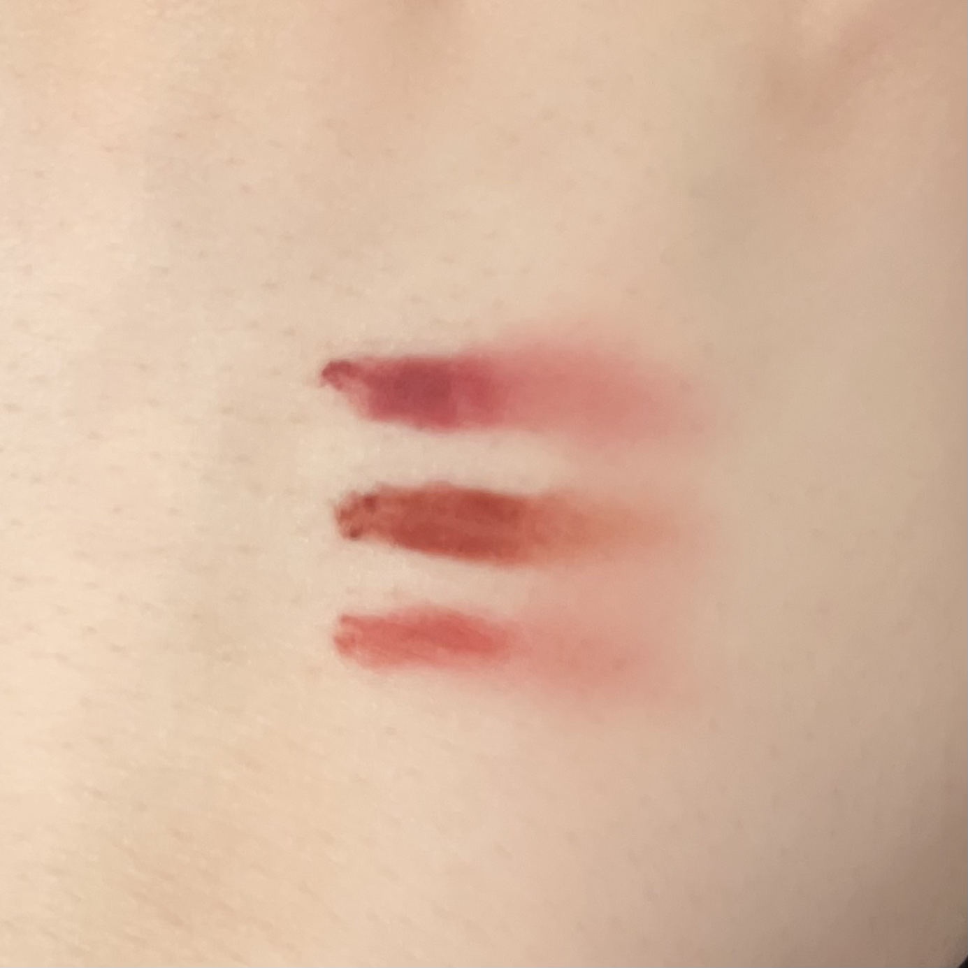 スーパーマットリップ＆チークマッド/INTO U/口紅を使ったクチコミ（3枚目）