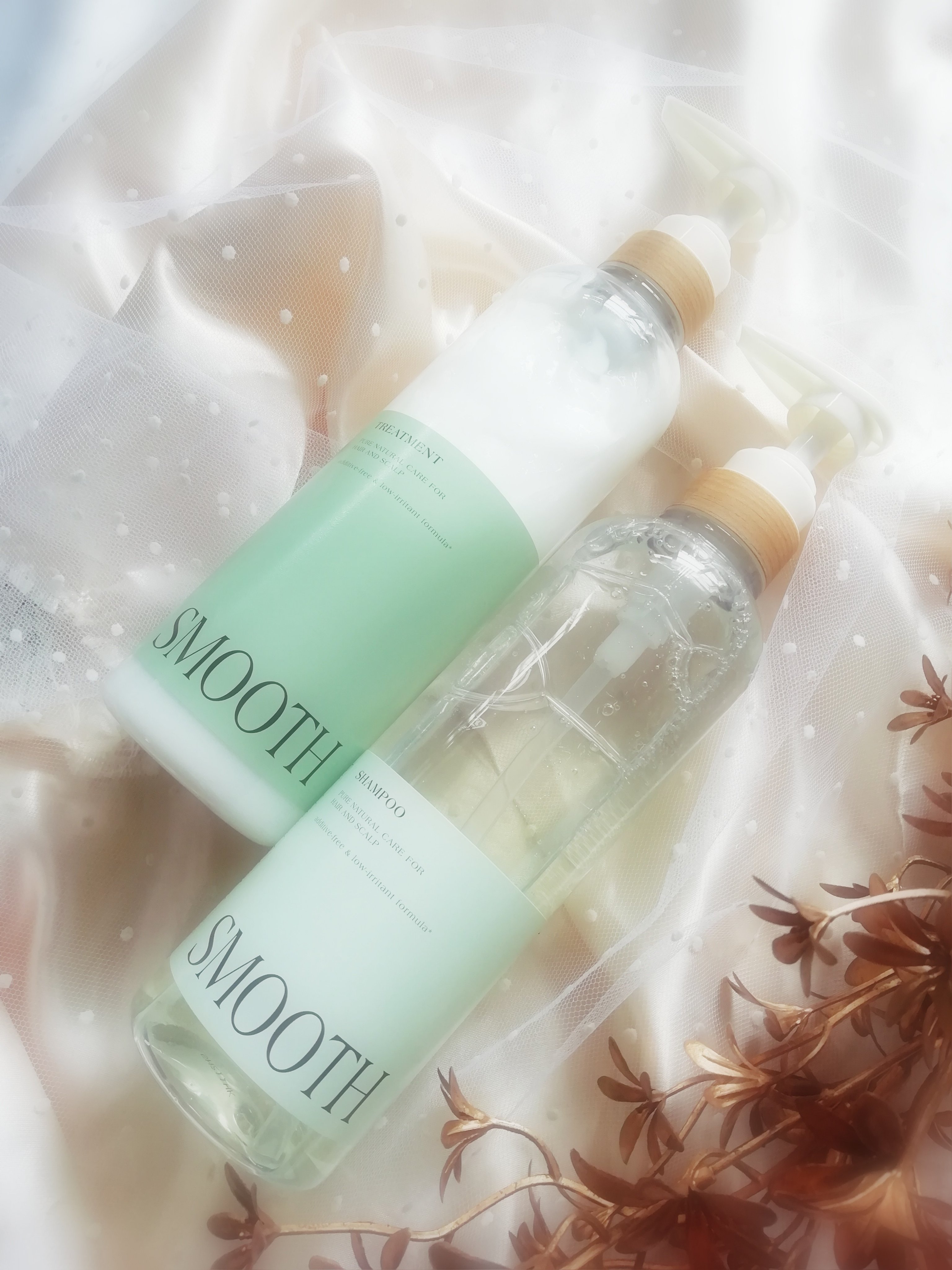 ピュアナチュラルボタニカル スムースケアトリートメント ボトル480ml/ピュアナチュラル/コンディショナー単品を使ったクチコミ（1枚目）