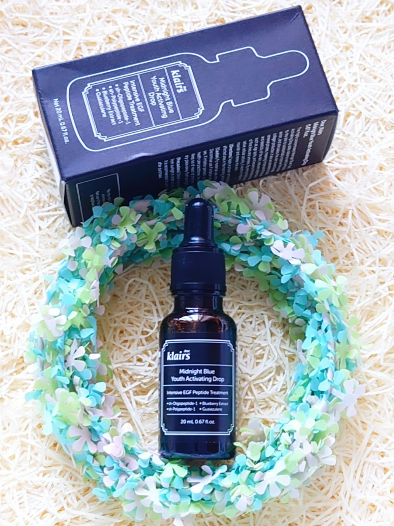 ミッドナイトブルーユースアクティベーティングドロップ(20ml)/Klairs/美容液を使ったクチコミ（1枚目）