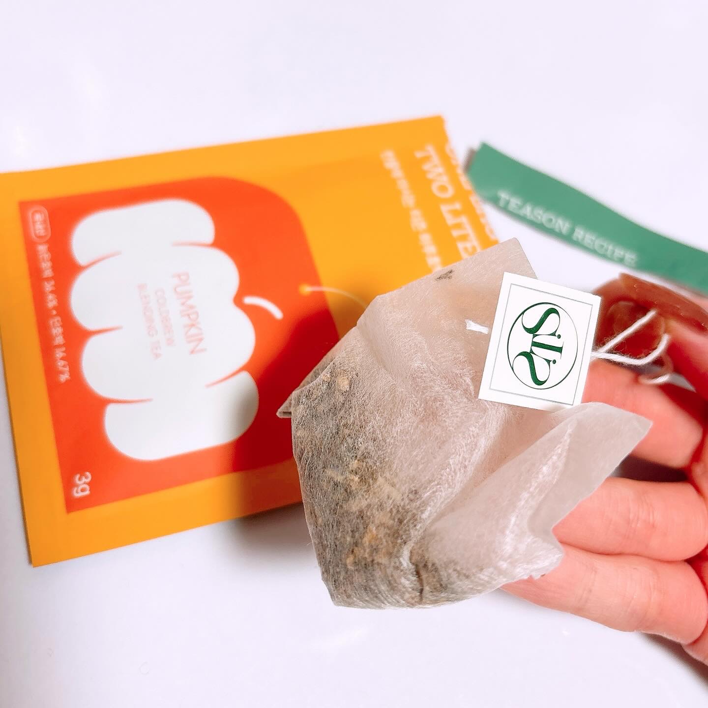 デイリーフィット パンプキンティー/TEASON/美容ドリンクを使ったクチコミ（3枚目）