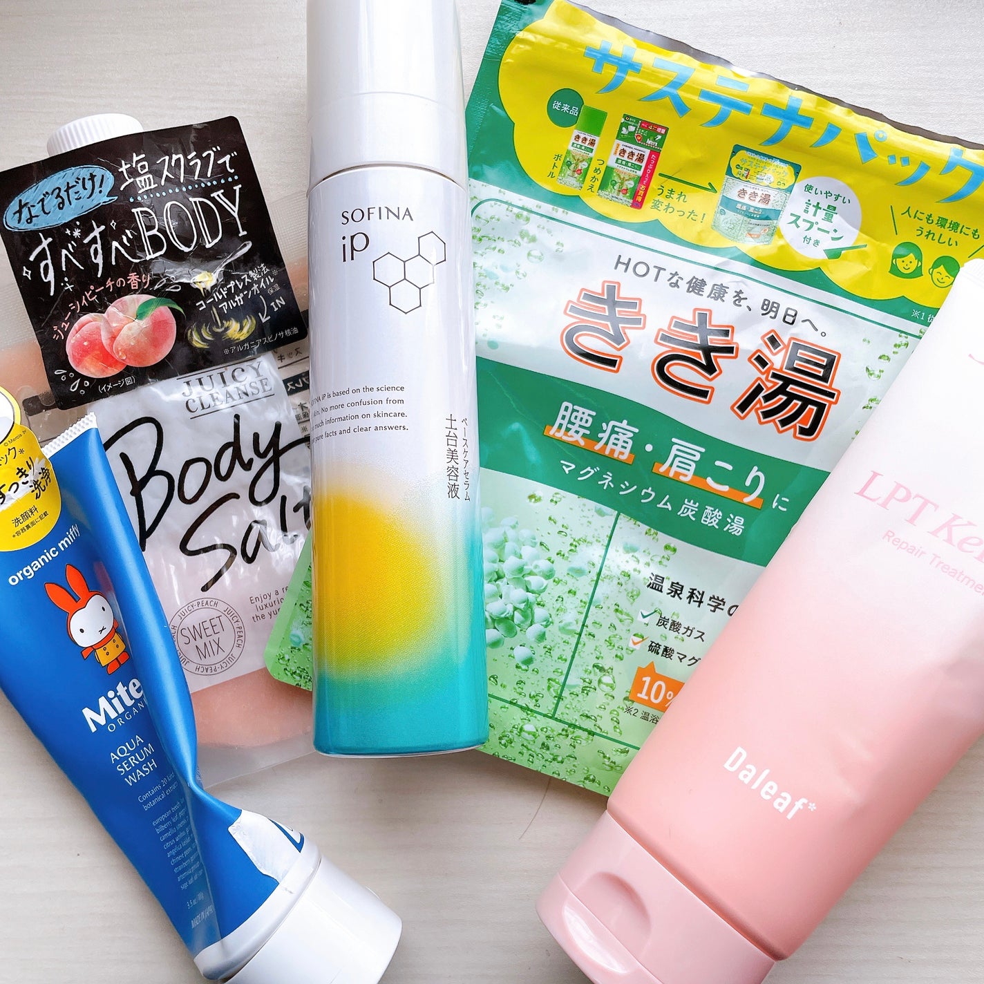 ボディソルト スイートミックス/ジューシィクレンズ/レッグ・フットケアを使ったクチコミ(1枚目)