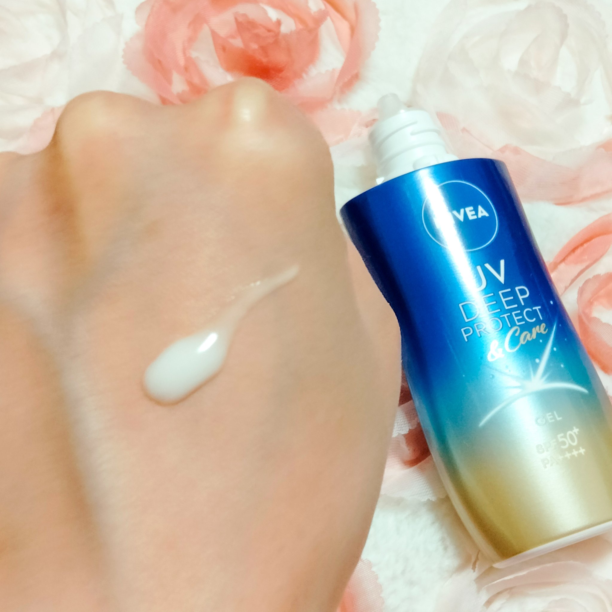 ニベアUV ディープ プロテクト＆ケア ジェル/ニベア/日焼け止めジェルを使ったクチコミ（2枚目）