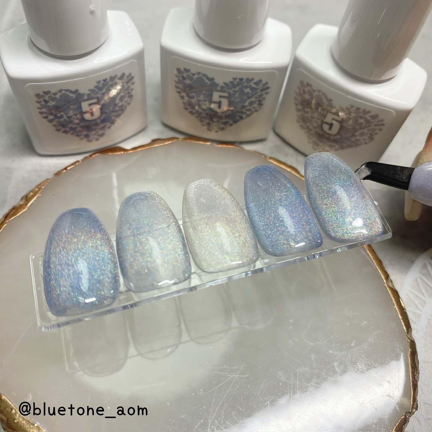 rainbow 5 micron magnet/ネイル工房/ジェルネイルを使ったクチコミ（2枚目）