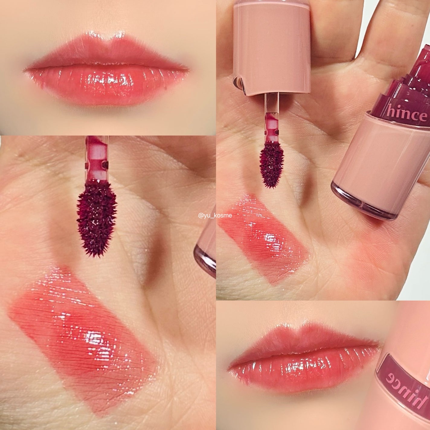 ロウグロウジェルティント/hince/リップティントを使ったクチコミ(6枚目)