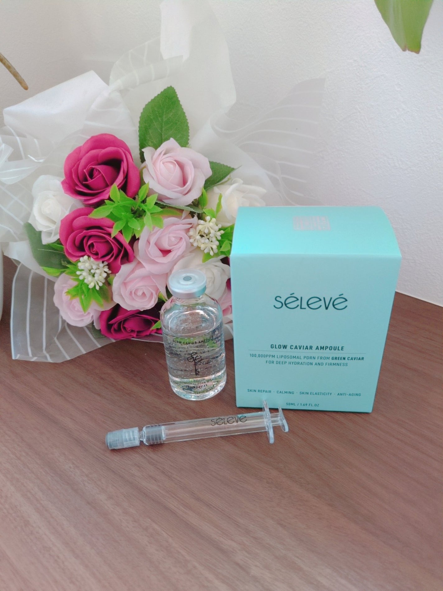 グロウキャビアアンプル/SELEVE/美容液を使ったクチコミ(5枚目)