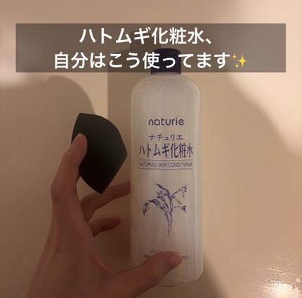 ハトムギ化粧水(ナチュリエ スキンコンディショナー R )/ナチュリエ/化粧水を使ったクチコミ(1枚目)