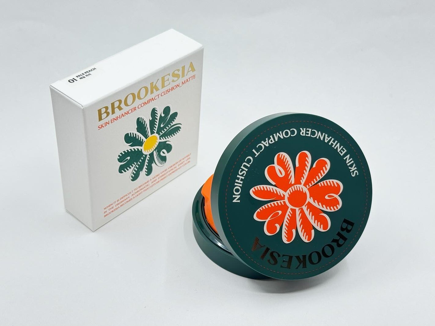 スキンエンハンサー コンパクト クッション (マット)/BROOKESIA/クッションファンデーションを使ったクチコミ(1枚目)