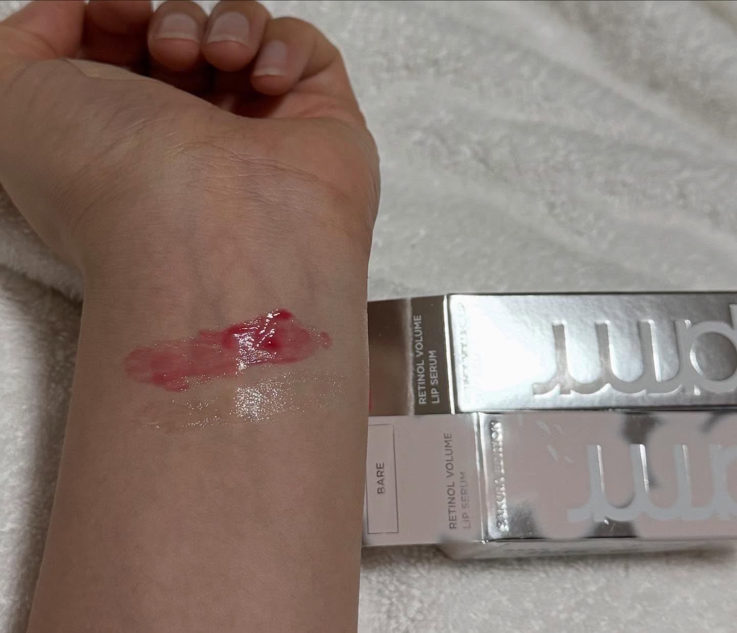 レチノール ボリューム リップセラム/primera/リップグロスを使ったクチコミ（2枚目）